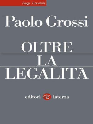 cover image of Oltre la legalità